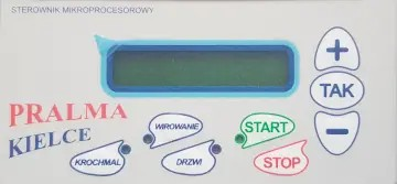 Sterownik mikroprocesorowy do pralnicowirówek i pralnic automatycznych